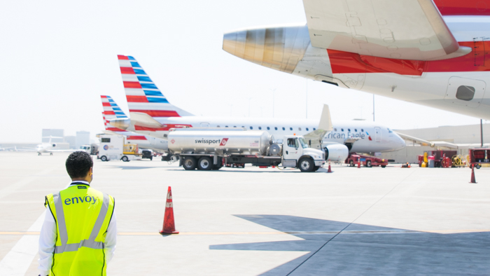 envoy employee on the ramp