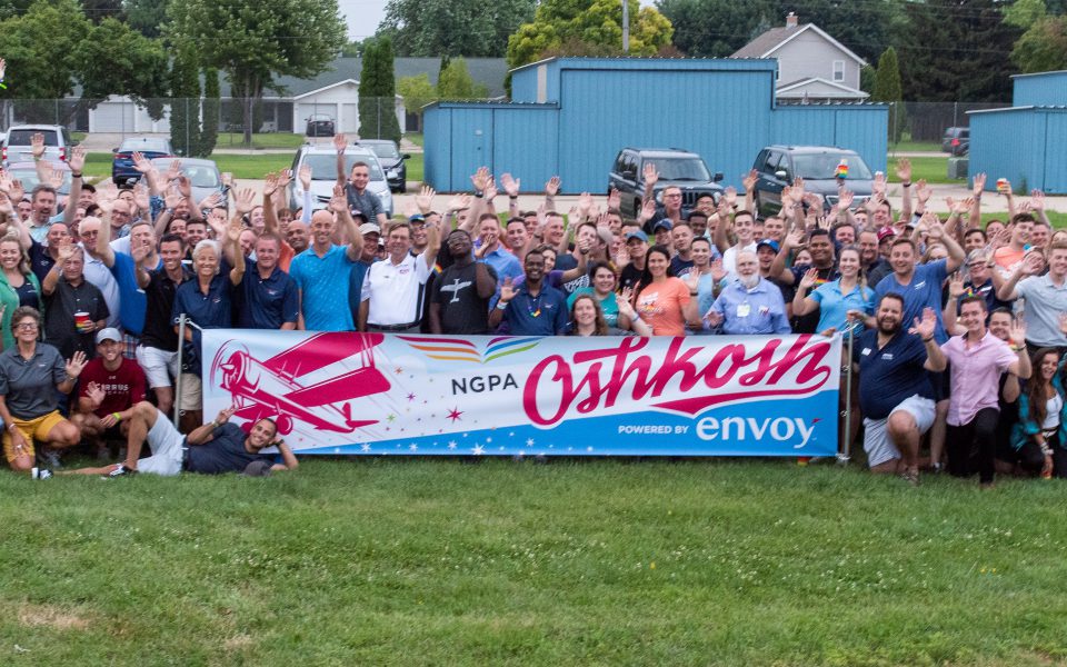 group photo at oshkosh with ngpa